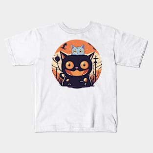 spooky cats Kids T-Shirt